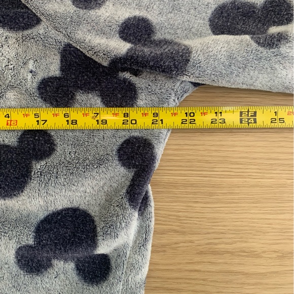 DISNEY MICKEY MOUSE FAUX FUR FLEECE Women’s Blue Long Sleeve Pullover Hoodie - M - Picture 9 of 10